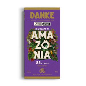 Chocolate 85% Cacau Amazônia Danke 80g