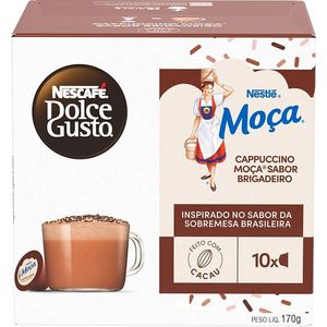 Cápsula de Café Cappuccino Moça Brigadeiro Dolce Gusto & Nescafé 180g com 10 Unidades