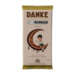 Chocolate Barra ao Leite com Crocante de Amêndoas Danke 90g