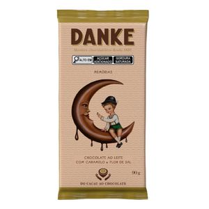 Chocolate Barra ao Leite com Caramelo e Flor de Sal Danke 90g