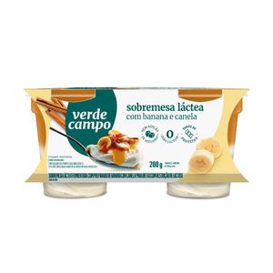 Sobremesa Láctea de Banana e Canela Verde Campo 200g