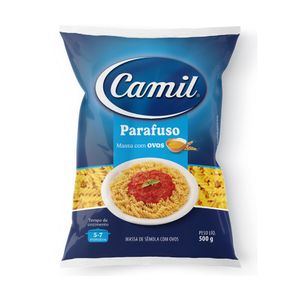 Macarrão com Ovos Parafuso Camil 500g