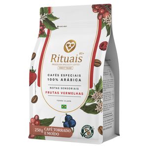 Café Torrado e Moído Frutas Vermelhas Rituais 3 Corações 250g