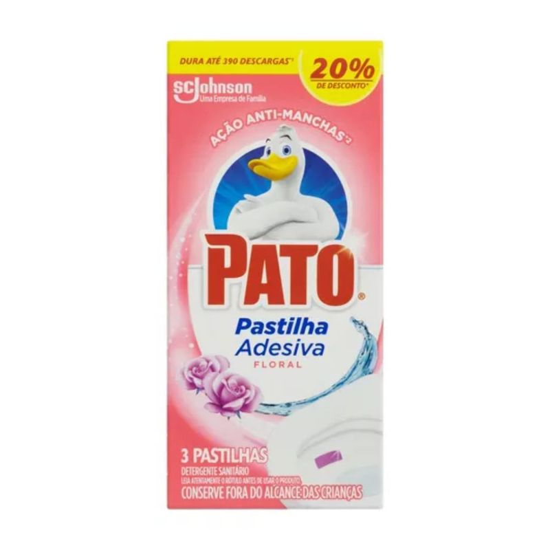 279127-Desodorizador-Pastilha-Adesiva-Floral-20--Desconto-Pato-com-3-Unidades