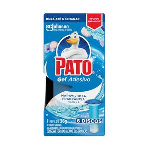 Desodorizador Sanitário Gel Adesivo Marine Refil Pato 38g
