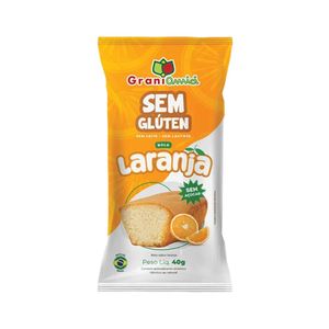 Minibolo de Laranja Sem Açúcar Grani Amici 40g