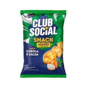 Snack Assado e Crocante Cebola e Salsa Club Social 68g