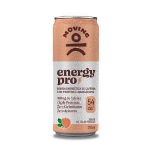 Bebida Energética Proteica de Pêssego Energy Pro Moving 310ml