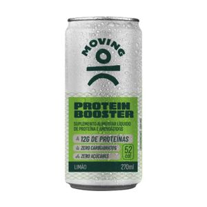 Suplemento Líquido Proteico de Limão Protein Booster Moving Lata 270ml