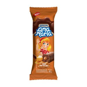 Bolo Pão de Mel Coberto com Chocolate Ana Maria 45g