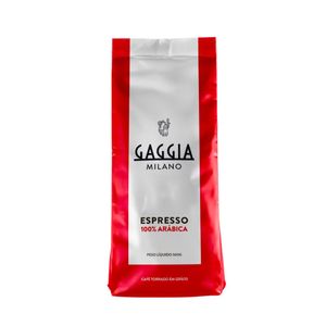 Café em Grãos Torrado Espresso Arábica Gaggia 500g
