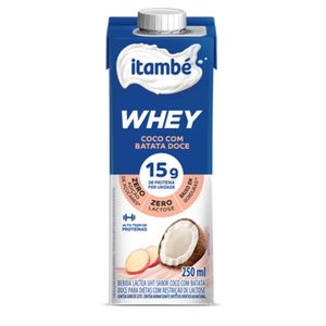 Bebida Láctea Whey Coco com Batata Doce Itambé 250ml