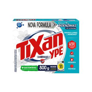 Lava Roupas em Pó Antibac Tixan 800g