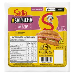 Salsicha de Peru Sadia 500g