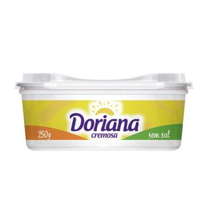 Margarina Cremosa Sem Sal Doriana 250g