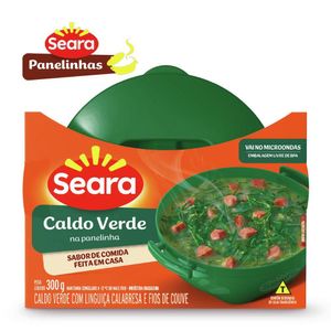 Caldo Verde com Linguiça Calabresa na Panelinha Seara 300g