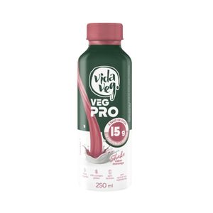 Shake de Morango Veg Pro 15g de Proteínas Vida Veg 250ml