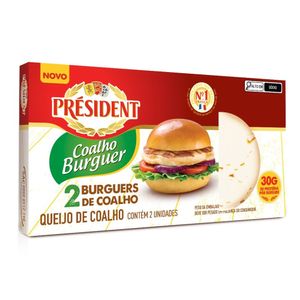 Queijo Coalho Burguer Président Caixa Kg