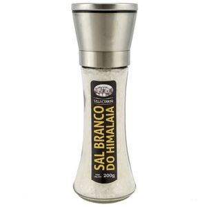 Sal Branco Moedor Inox Villa Cerroni 200g