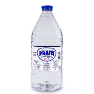 Água Mineral Sem Gás Prata Pet 2,5L