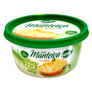 Creme Vegetal de Manteiga com Sal Sora 200g
