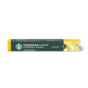 Cápsula de Café Blonde Espresso Roast Starbucks & Nespresso com 10 Unidades