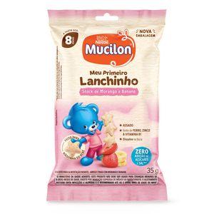 Snack Meu Primeiro Lanchinho Morango e Banana Mucilon 35g