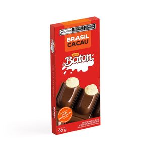 Chocolate em Tablete Baton Brasil Cacau 90g