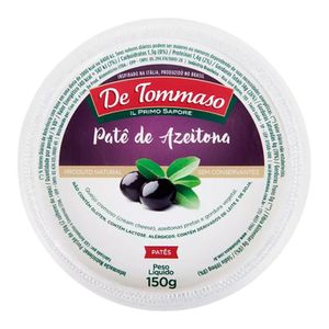 Patê de Azeitona Preta De Tommaso 150g