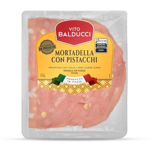 Mortadela Italiana com Pistache Fatiada Vito Balducci 100g