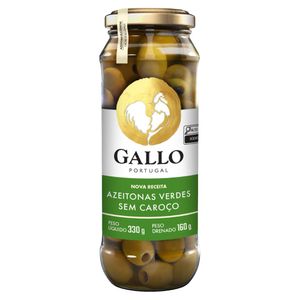 Azeitonas Verdes sem Caroço Gallo 160g