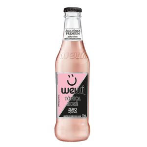 Água Tônica Rosé Sem Açúcar Wewi Vidro 255ml