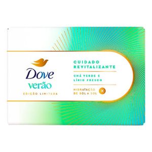 Sabonete Chá Verde e Lírio Fresco Cuidado Revitalizante Edição Limitada Dove 90g