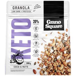 Granola Coco e Nuts Low Carb Grano Square 200g