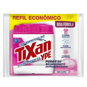 Tira Manchas em Pó Roupas Brancas Tixan Refil 380g