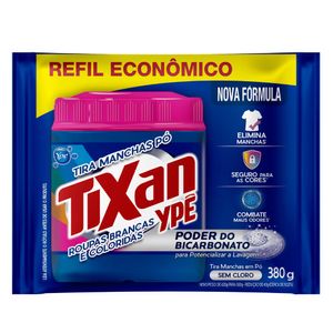 Tira Manchas em Pó Roupas Coloridas Tixan Refil 380g