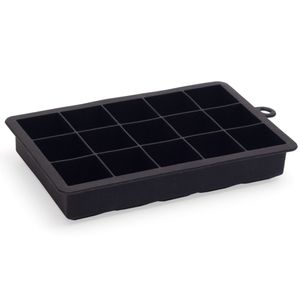 Forma de Gelo 15 Cubos Preto Oikos