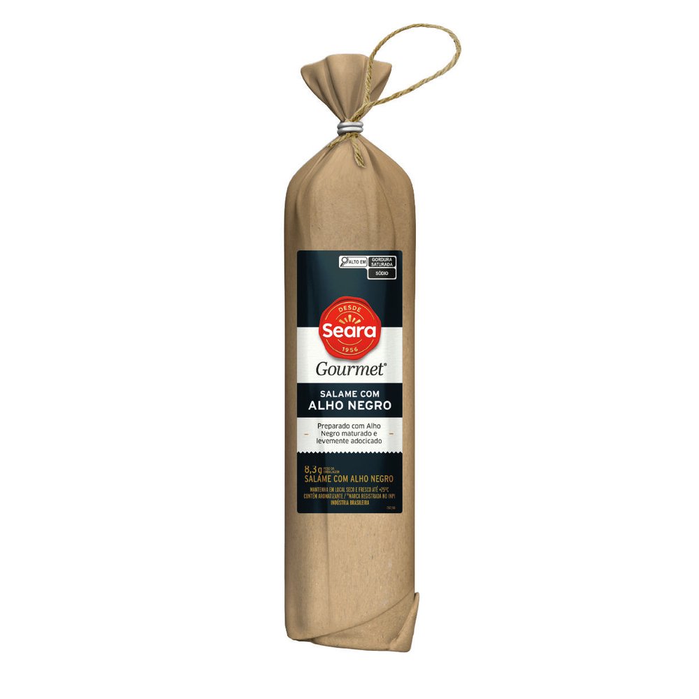 Salame Gourmet com Alho Negro Seara kg