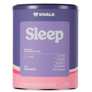Suplemento em Pó Noturno Sleep Morango Koala 264g