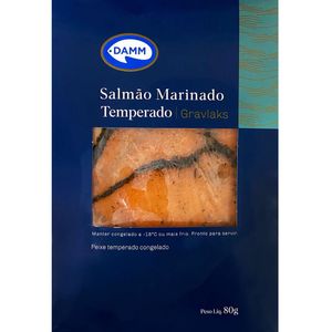 Salmão Temperado Fatiado Gravlaks Damm 80g