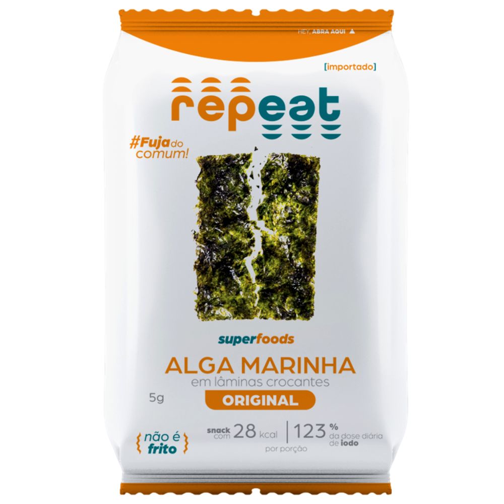 Snack de Alga Tradicional Repeat 5g | Mambo Supermercado São Paulo ...