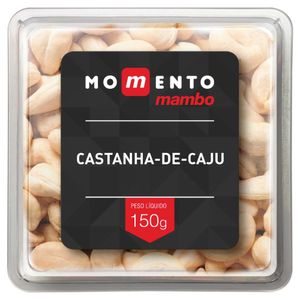 Castanha-de-Cajú Premium Torrada e Salgada Momento Mambo 150g
