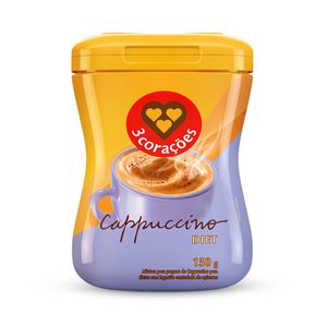 Cappuccino Diet 3 Corações Pote 150g