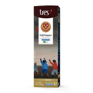 Cápsula de Café Portinari Tres 3 Corações 80g com 10 Unidades