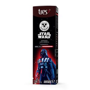 Capsula de Café Espresso Star Wars Darth Vader 3 Corações 10 unidades