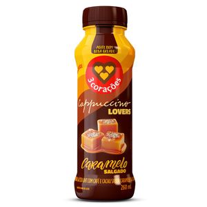 Cappuccino Pronto Caramelo Salgado 3 Corações 260ml