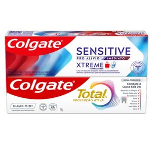 Kit Creme Dental Sensitive 110g + Total Colgate 90g