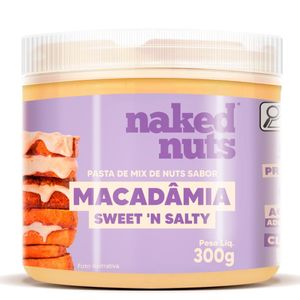 Pasta Mix de Nuts Macadâmia Sweet 'N Salty Naked Nuts 300g