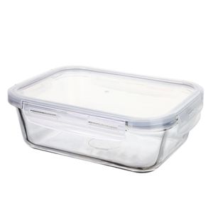 Pote de Vidro Hermético Retangular Mozcada 1000ml