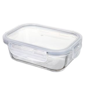 Pote de Vidro Hermético Retangular Mozcada 600ml